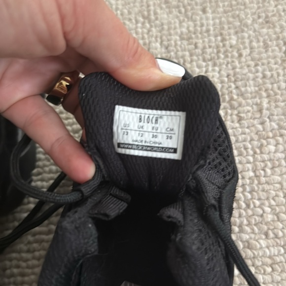 Bloch Kids Black Sneakers - Picture 2 of 4